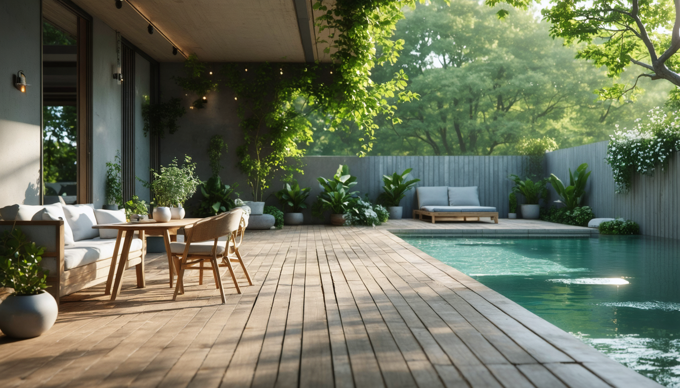 découvrez nos conseils et astuces pour aménager une terrasse en bois avec piscine tout en respectant un budget inférieur à 2000€, pour un espace extérieur convivial et élégant.