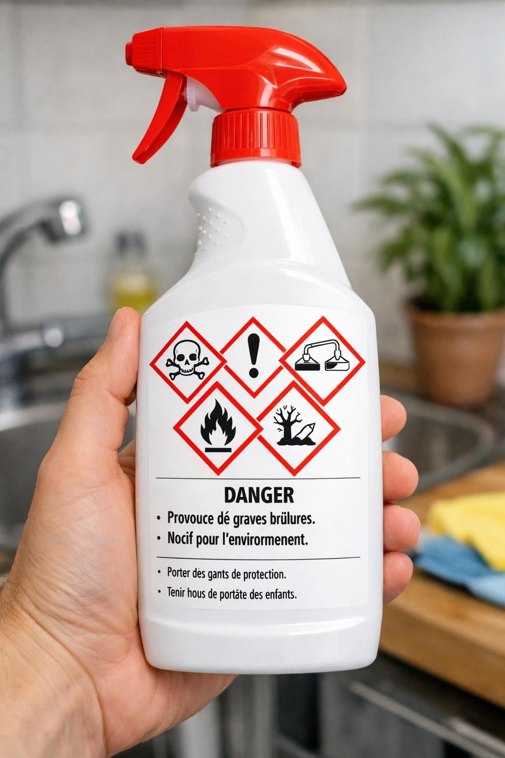 découvrez comment déchiffrer les sigles des produits d'entretien dangereux pour garantir une utilisation en toute sécurité et protéger votre santé.