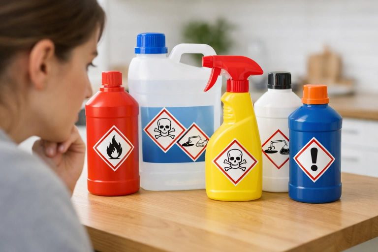 découvrez comment déchiffrer les sigles des produits d'entretien dangereux pour assurer une utilisation sécurisée et protéger votre santé au quotidien.