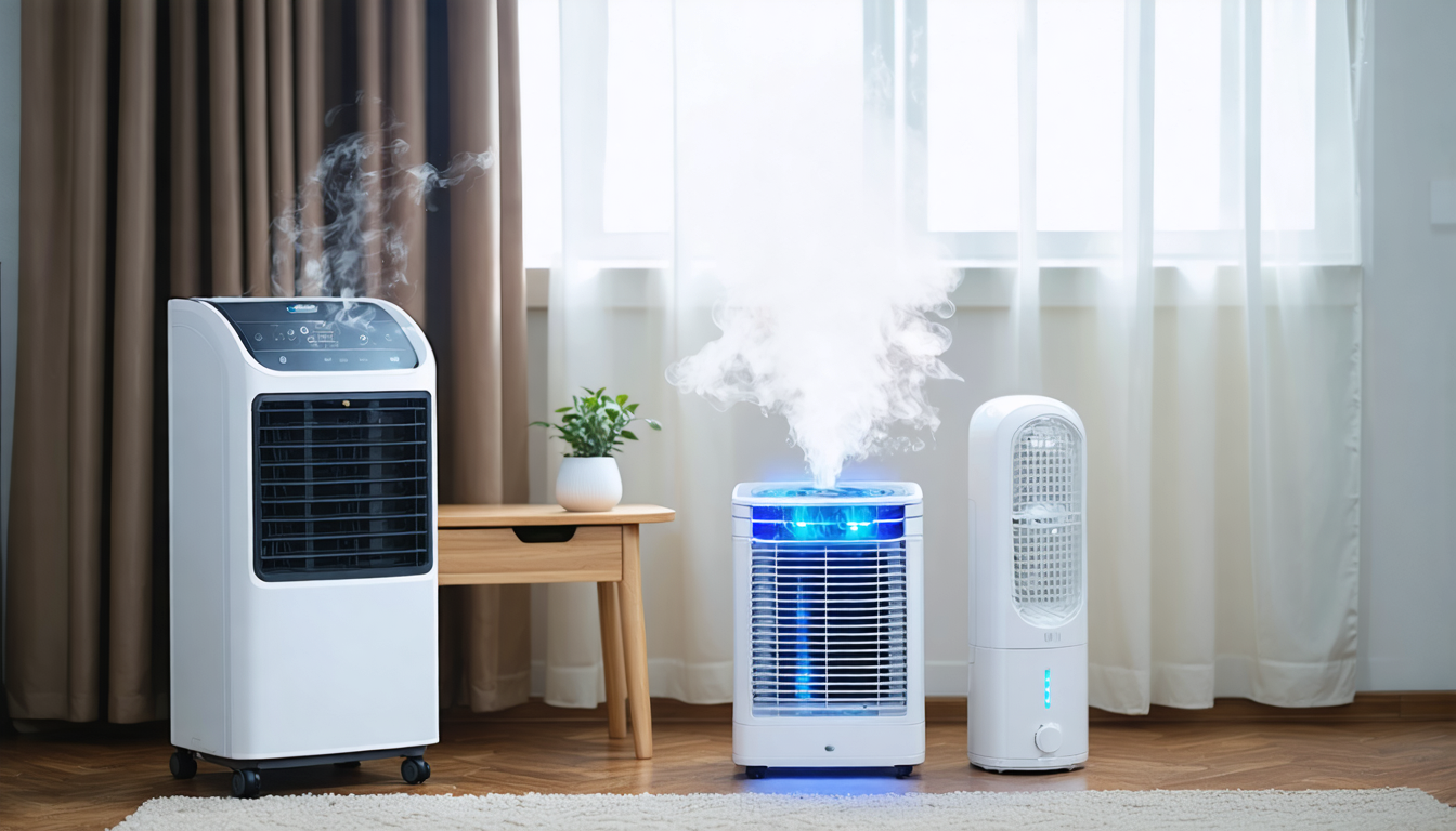découvrez comment choisir entre climatiseur mobile, rafraîchisseur d’air, ventilateur ou humidificateur pour rafraîchir efficacement votre pièce selon vos besoins et votre budget.