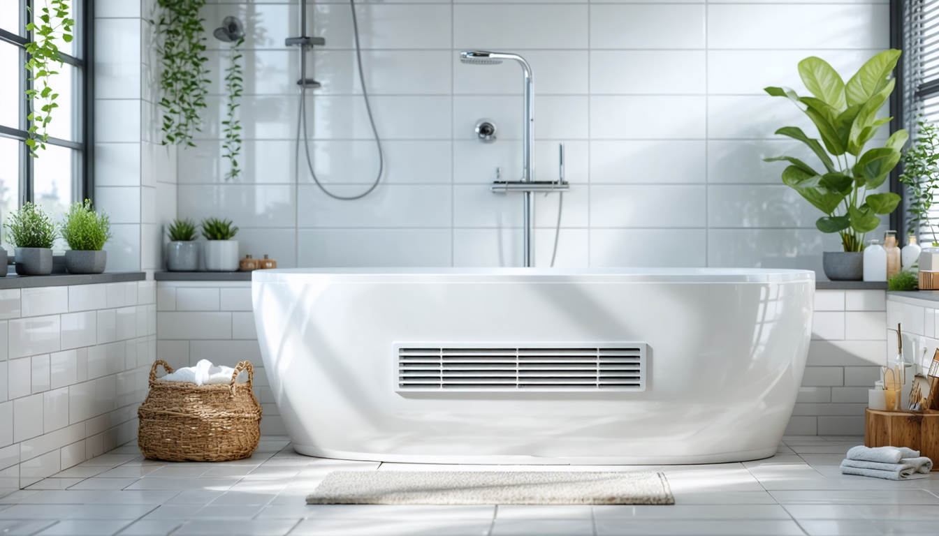 découvrez comment assainir efficacement une salle de bains en utilisant une seule grille de ventilation basse, pour un air plus sain et une meilleure évacuation de l'humidité.