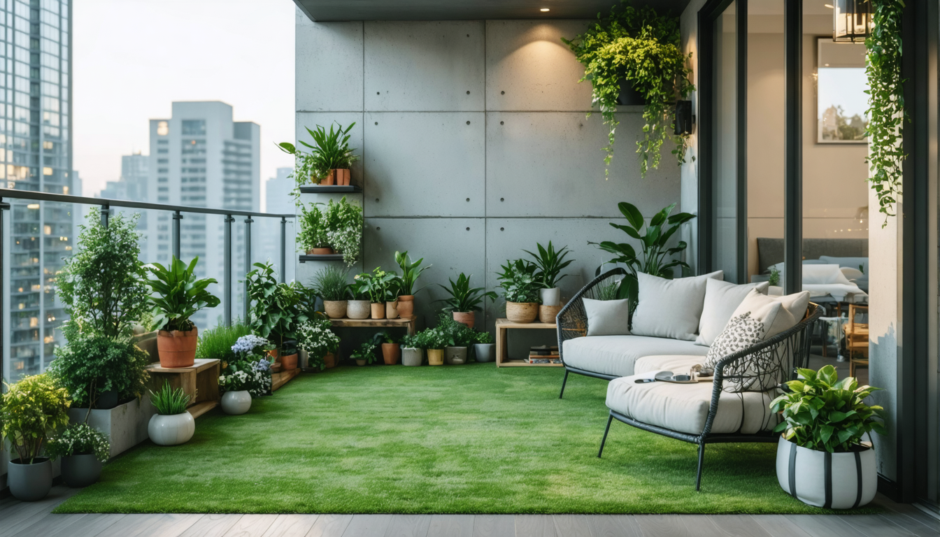 découvrez nos conseils pratiques pour bien choisir et installer un gazon synthétique sur votre balcon-terrasse, pour un espace extérieur agréable et facile à entretenir.