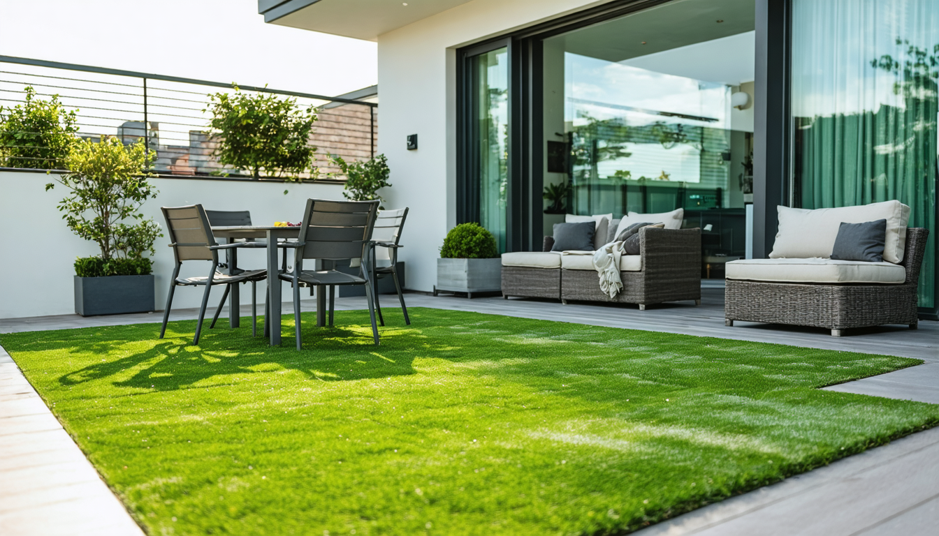 découvrez nos conseils pour bien choisir et installer un gazon synthétique sur votre balcon-terrasse, afin de créer un espace vert agréable et facile à entretenir.