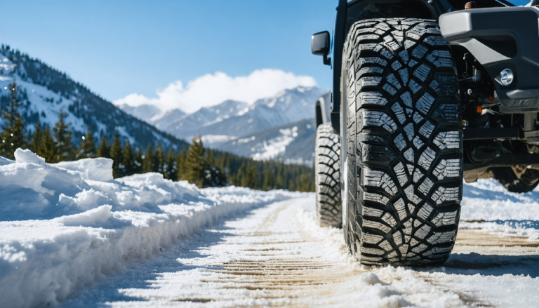 découvrez nos conseils pour choisir les pneus adaptés à l'hiver et à la conduite en montagne, afin d'assurer sécurité et performance sur les routes enneigées.