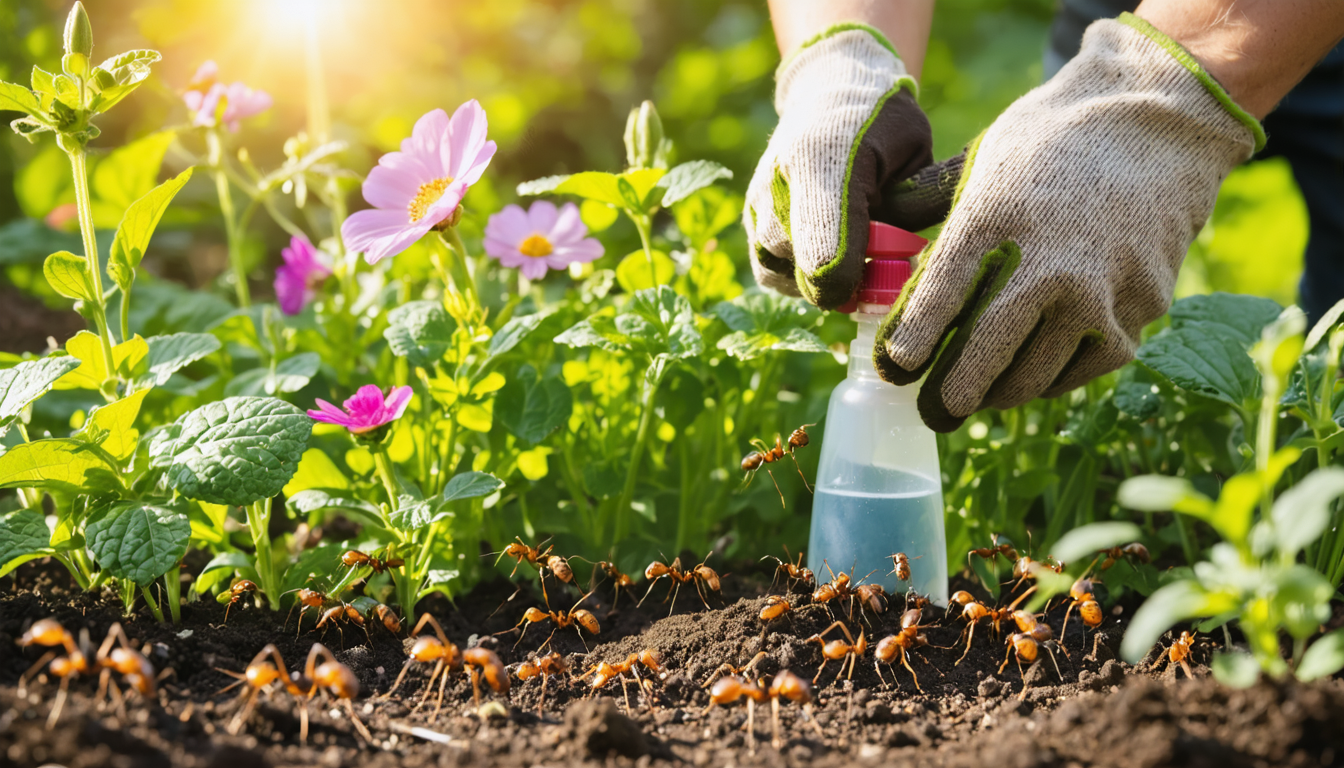 découvrez des méthodes efficaces pour éliminer les fourmis de votre jardin. apprenez à identifier les nids, à utiliser des solutions naturelles et à préserver l'équilibre de votre écosystème tout en protégeant vos plantes.