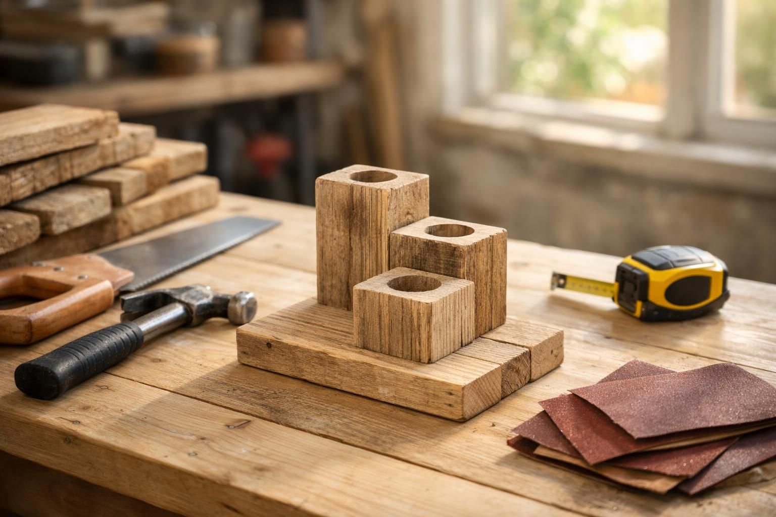 apprenez à fabriquer un bougeoir en bois de palettes facilement grâce à notre guide simple et pratique. idéal pour décorer votre intérieur de manière écologique et personnalisée.
