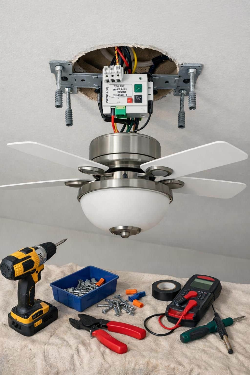 découvrez comment installer correctement un ventilateur luminaire sur un plafond en plaques de plâtre grâce à notre guide étape par étape, pour un montage sécurisé et durable.