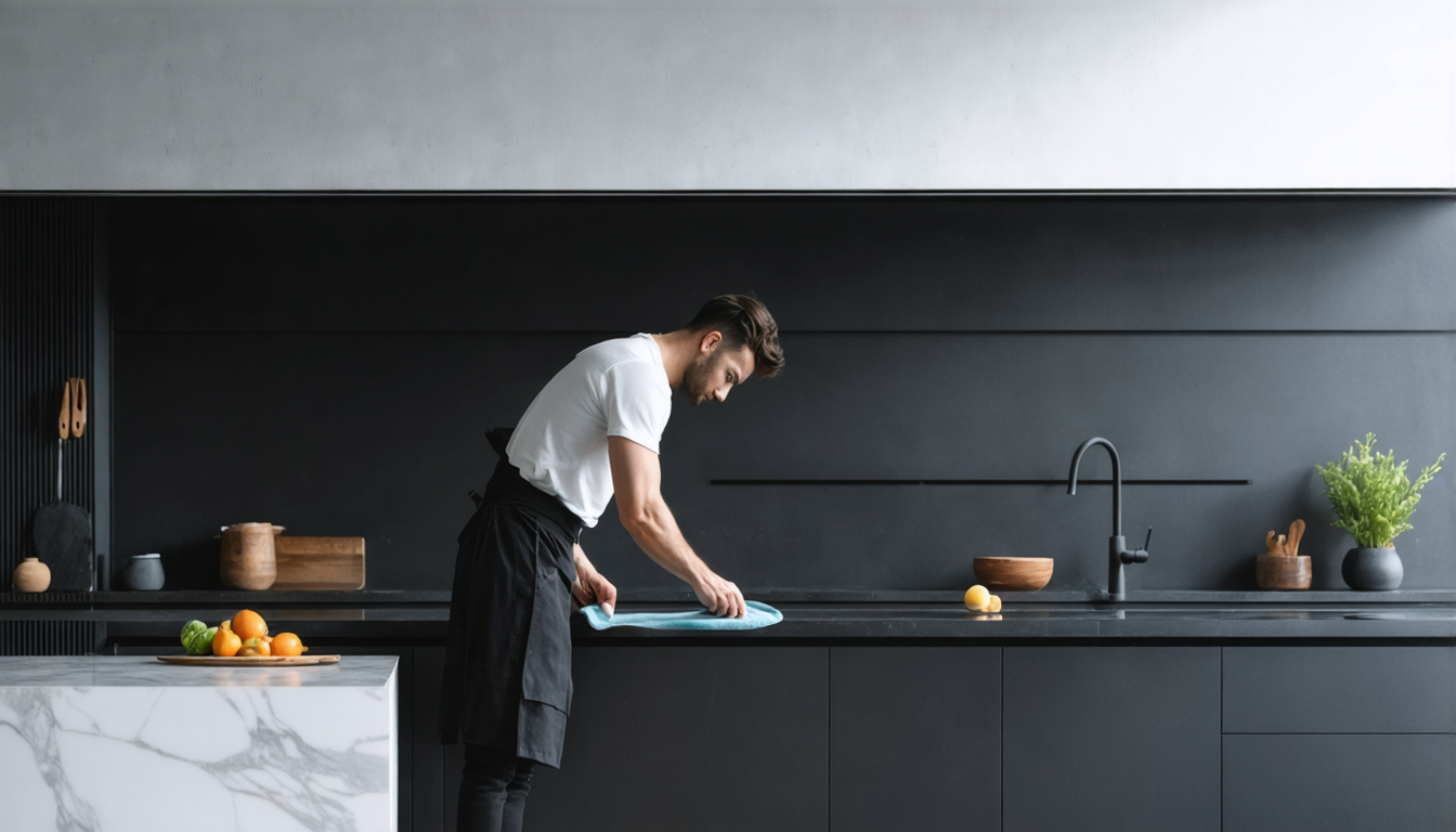 découvrez nos astuces efficaces pour nettoyer et entretenir une cuisine noir mat. protégez vos surfaces et gardez votre cuisine élégante grâce à des conseils simples et pratiques.