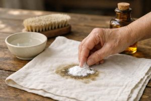 découvrez les astuces de grand-mère pour retirer efficacement une tache de gras sur vos vêtements et tissus. des conseils simples et naturels pour des résultats garantis !