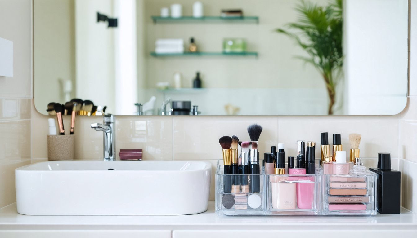 découvrez nos conseils pratiques pour un rangement de maquillage optimisé dans votre salle de bains et gagnez en organisation au quotidien.