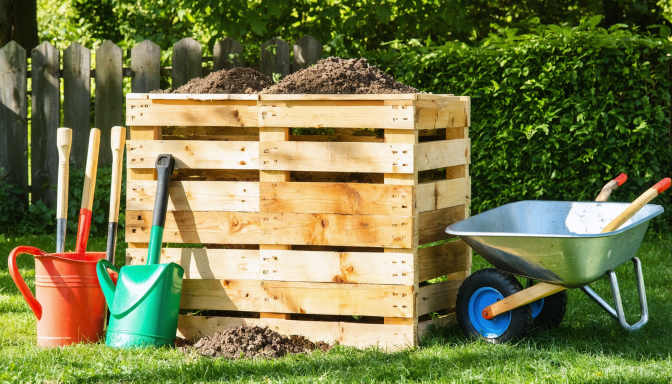 découvrez comment fabriquer un composteur à partir de palettes récupérées. un guide simple et pratique pour allier économies et respect de l’environnement grâce au compostage fait maison.