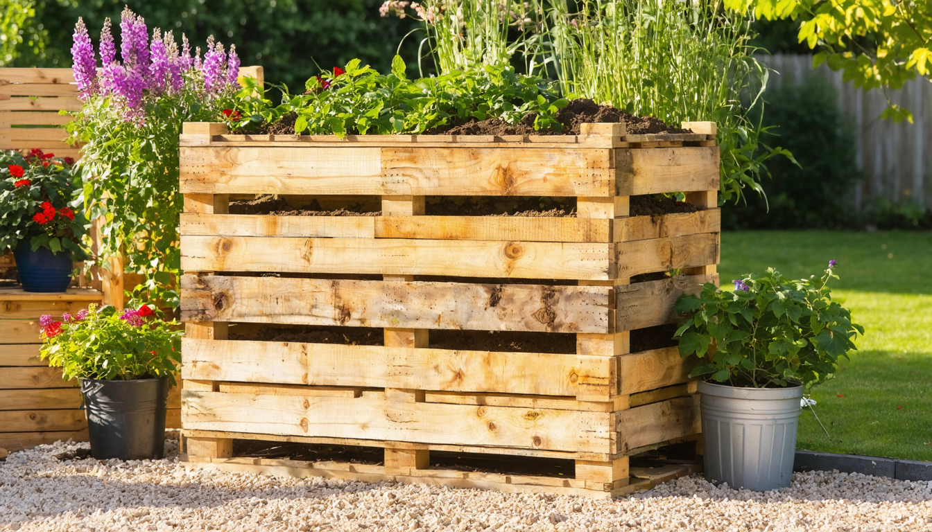 découvrez comment fabriquer facilement votre composteur à partir de palettes récupérées. un geste simple, économique et écologique pour réduire vos déchets et enrichir votre jardin naturellement !