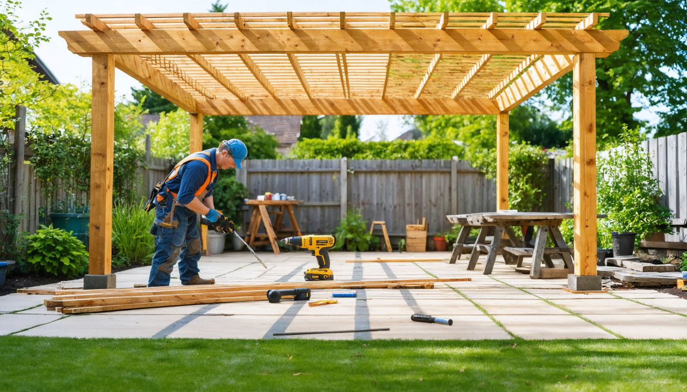 découvrez notre guide pratique pour construire votre propre pergola en bois. étapes claires, conseils d'experts et astuces diy pour un projet réussi et personnalisé.