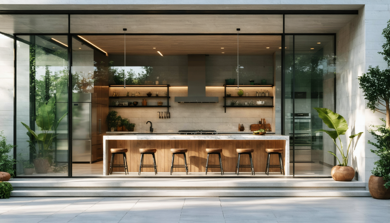 découvrez comment installer une verrière en bois sur une allège maçonnée pour créer une cuisine semi-ouverte élégante et lumineuse, étape par étape.