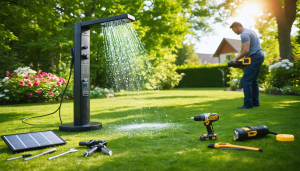 apprenez à sélectionner la douche solaire idéale et suivez nos conseils pratiques pour une installation facile et rapide dans votre jardin ou près de votre piscine.