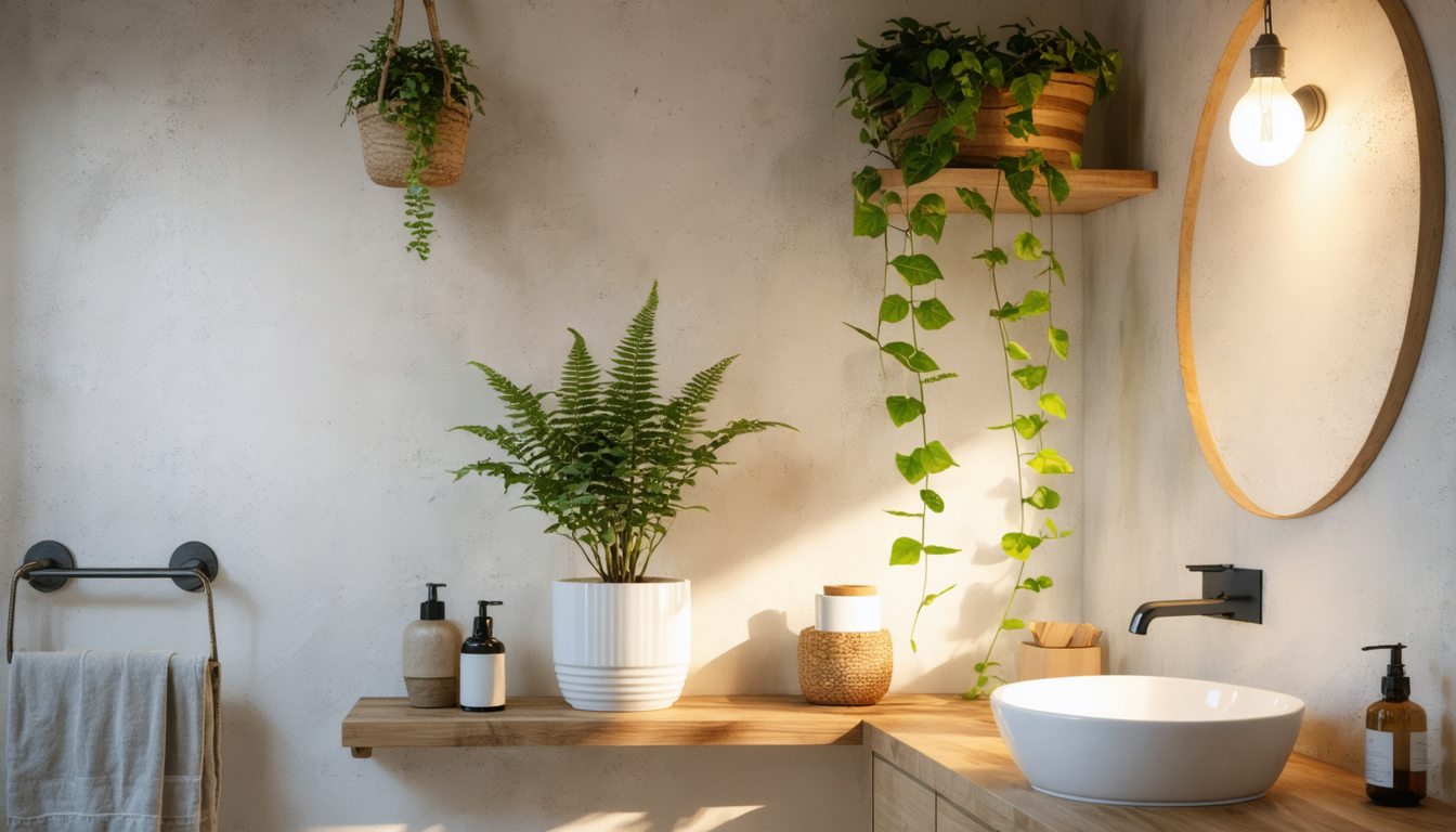 découvrez 12 idées créatives pour une décoration de toilettes au naturel : matériaux écologiques, couleurs douces et accessoires durables pour un espace sain et tendance.
