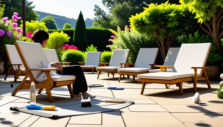 découvrez notre guide pratique pour nettoyer et entretenir vos fauteuils de jardin. suivez nos astuces pour prolonger leur durée de vie et conserver leur éclat tout au long de la saison.