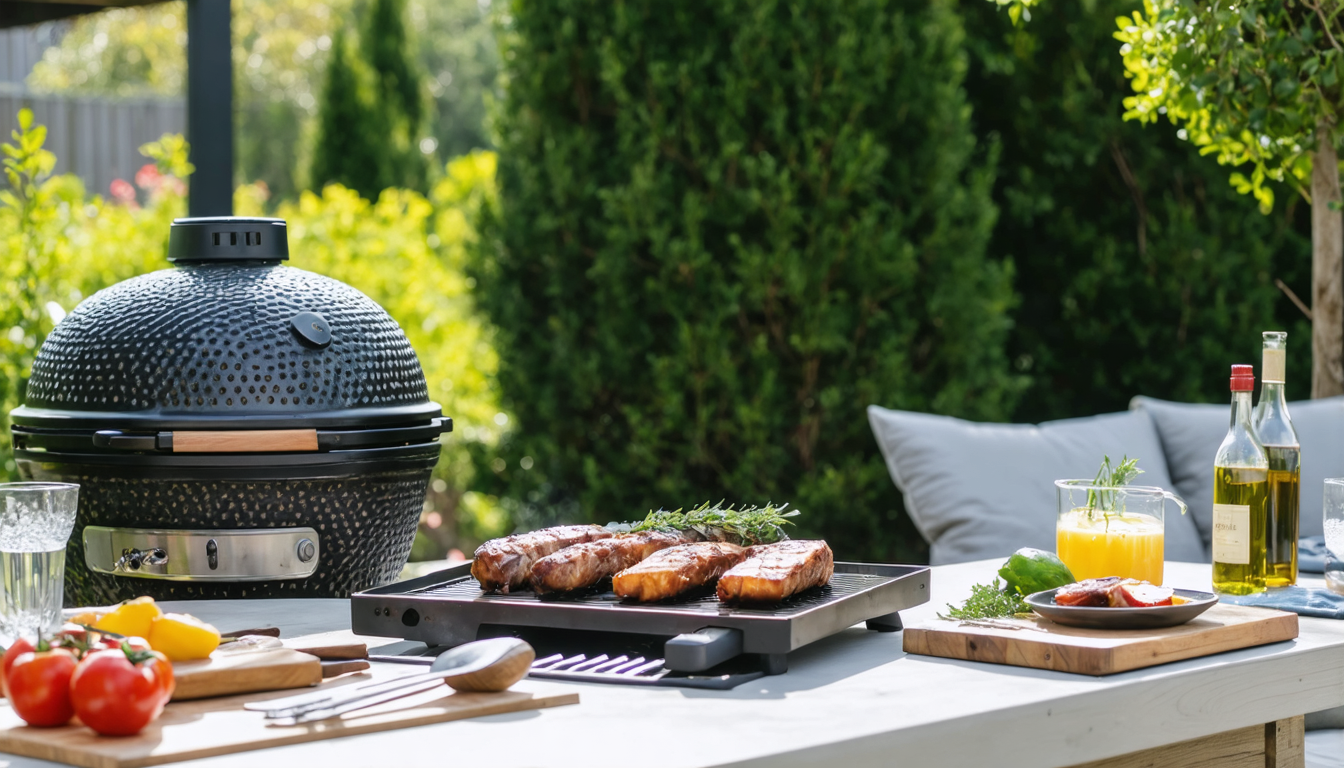 découvrez les huit appareils indispensables pour réussir vos barbecues et planchas en extérieur et profitez de repas savoureux en pleine nature.