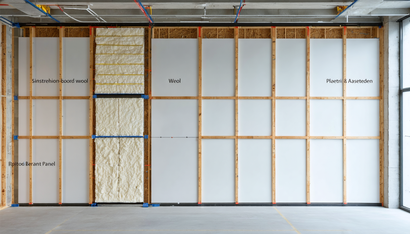 découvrez comment optimiser l'isolation acoustique de vos cloisons grâce à l'utilisation efficace des plaques de plâtre pour un confort sonore optimal.