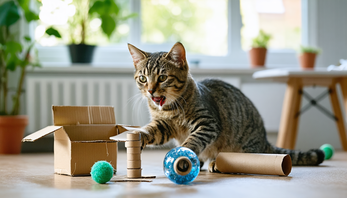 découvrez 8 idées de jouets pour chat diy faciles à réaliser chez vous ! offrez à votre félin des moments de jeu uniques grâce à ces créations maison économiques et amusantes.