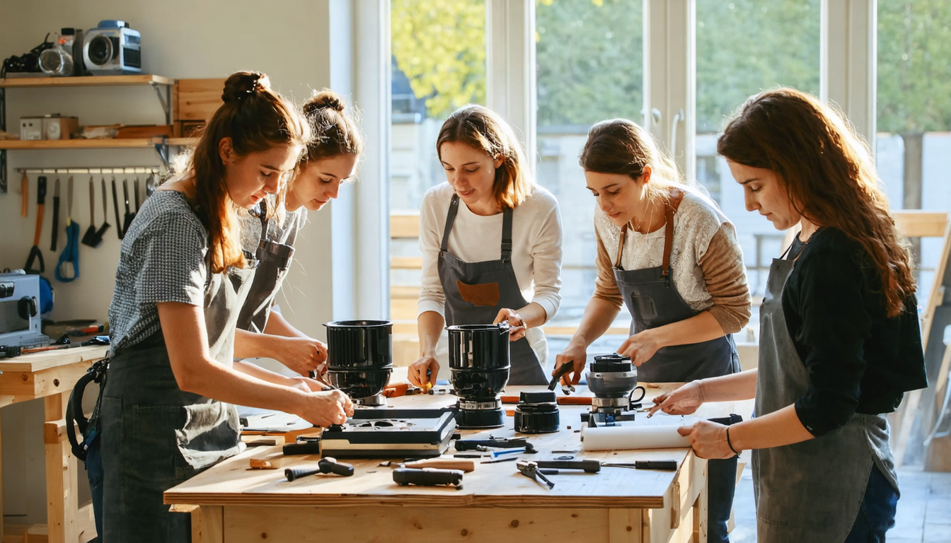 découvrez notre atelier de réparation 100 % féminin à paris, un espace dédié à l'autonomisation des femmes à travers des compétences techniques. rejoignez-nous pour apprendre, partager et redonner vie à vos objets du quotidien dans une ambiance bienveillante et collaborative.