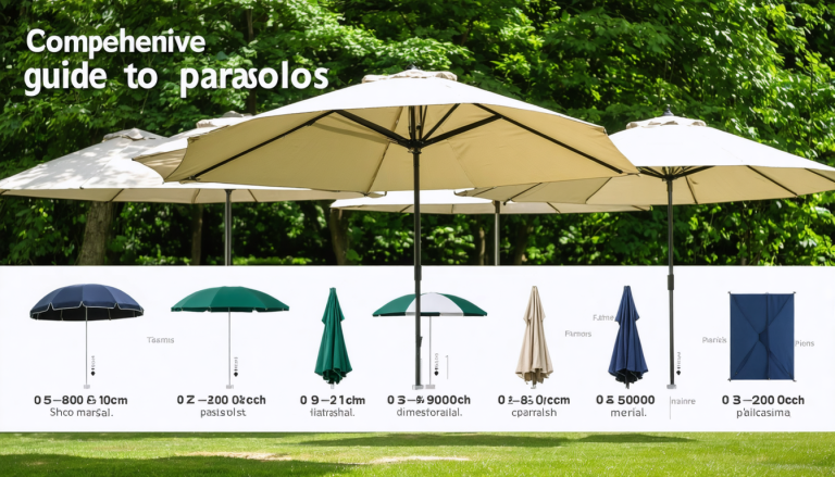 découvrez notre guide complet du parasol pour tout savoir sur les dimensions, les matériaux et les éléments essentiels à considérer pour choisir le parasol idéal. profitez pleinement de vos moments en extérieur avec style et fonctionnalité.