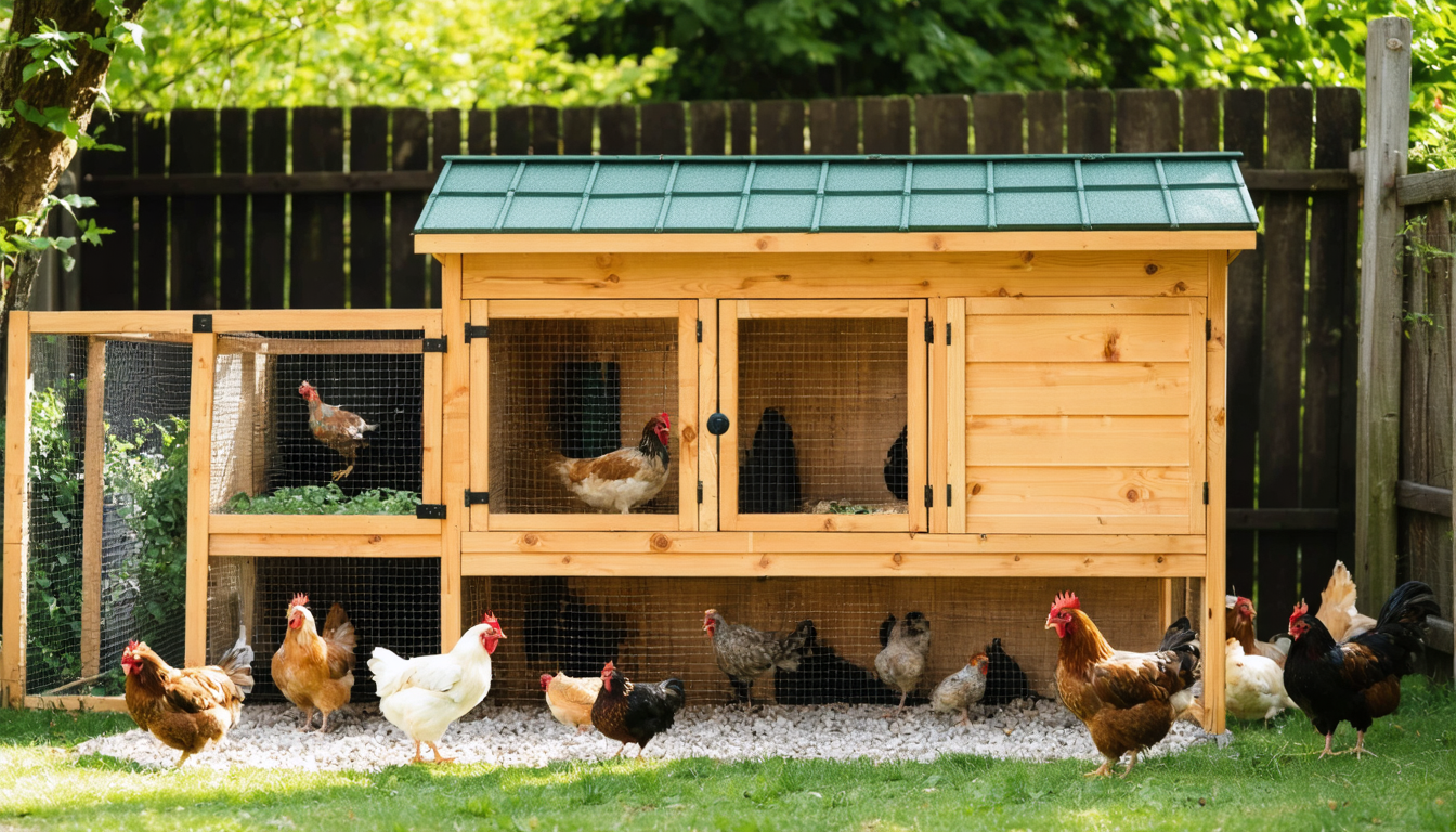 découvrez comment construire le poulailler idéal : dimensions recommandées, choix des couvertures adaptées et astuces pratiques pour un entretien facile. tout ce qu'il faut savoir pour des poules en bonne santé et un élevage réussi !
