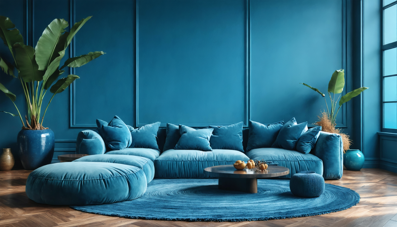 découvrez comment intégrer les nuances élégantes de bleu paon, bleu canard, bleu klein et bleu roi pour sublimer votre décoration intérieure avec style et harmonie.