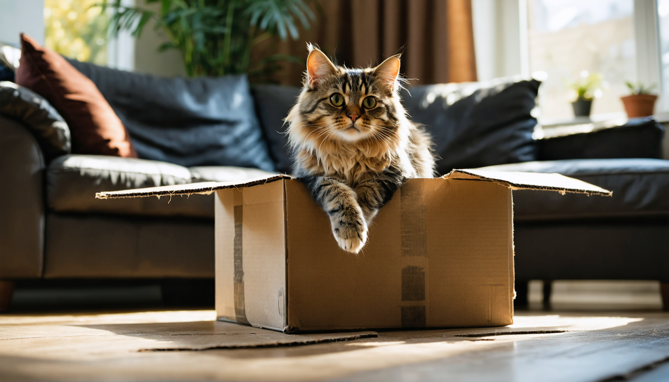 pourquoi votre chat préfère le carton à un panier à 50€ et comment en tirer parti: conseils simples, bien-être et idées d'enrichissement à petit budget.