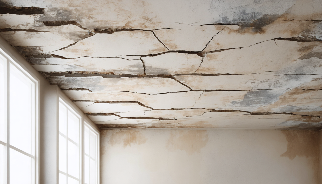 découvrez les causes courantes des fissures dans un plafond en plâtre et apprenez à les identifier pour mieux les prévenir et les réparer.