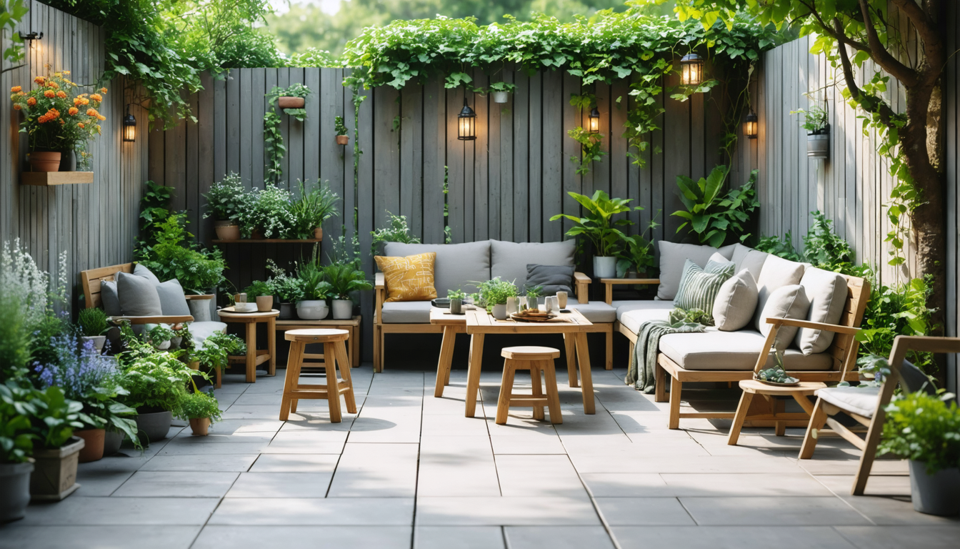 découvrez nos conseils pour choisir des meubles adaptés et optimiser l'espace dans les petits jardins et terrasses, alliant fonctionnalité et style.