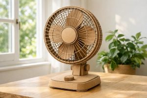 apprenez à fabriquer un ventilateur de table en carton simple et écologique, idéal pour se rafraîchir lors des journées d'été chaudes.