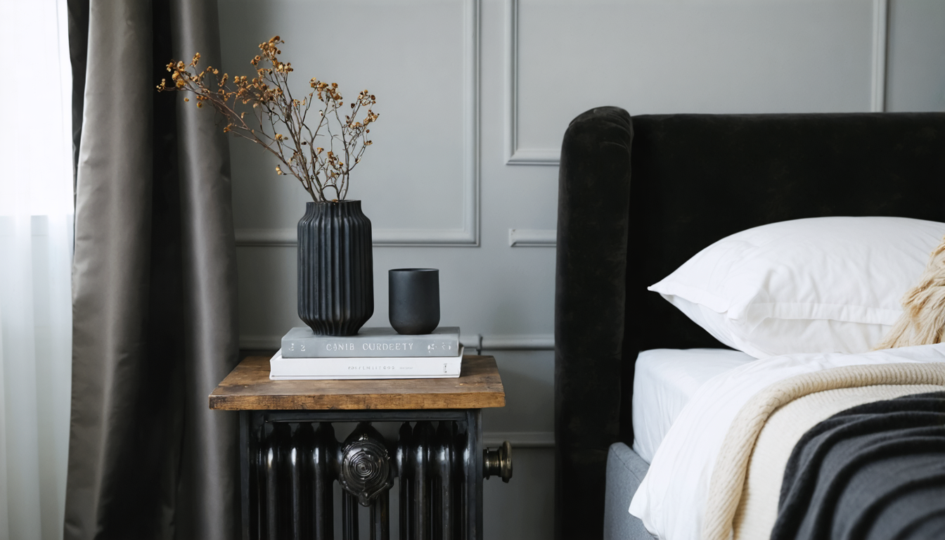 apprenez à transformer un radiateur en fonte récupéré en une table de chevet originale et unique grâce à notre guide pas à pas simple et créatif.