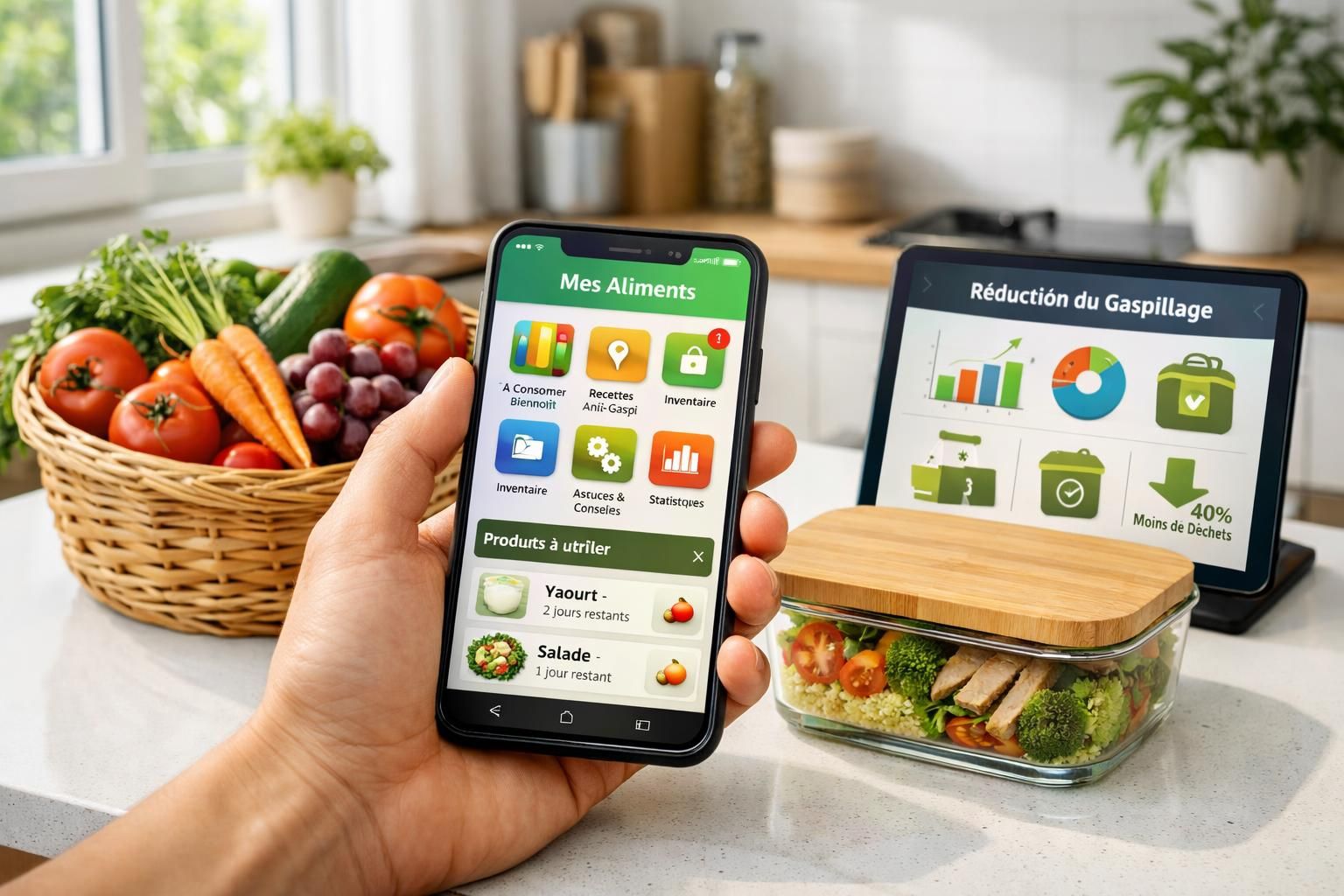 découvrez le top 3 des applications incontournables en 2025 pour réduire le gaspillage alimentaire et adopter un mode de vie plus responsable et durable.