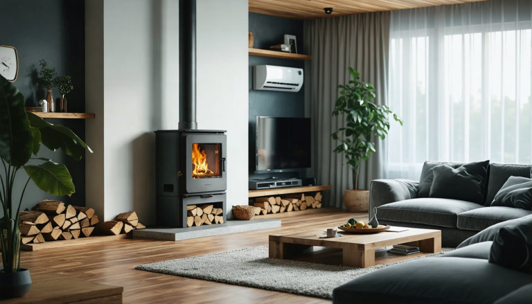 découvrez comment une climatisation réversible peut optimiser le chauffage en complément de votre poêle à bois pour un confort accru et une efficacité énergétique améliorée toute l'année.