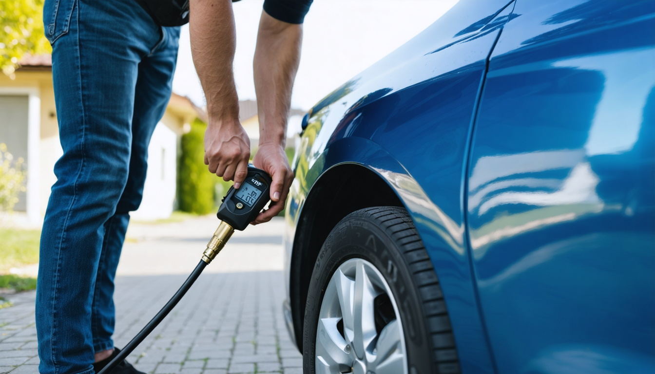 apprenez à vérifier la pression de vos pneus de voiture facilement grâce à notre guide étape par étape, pour garantir sécurité et performance sur la route.