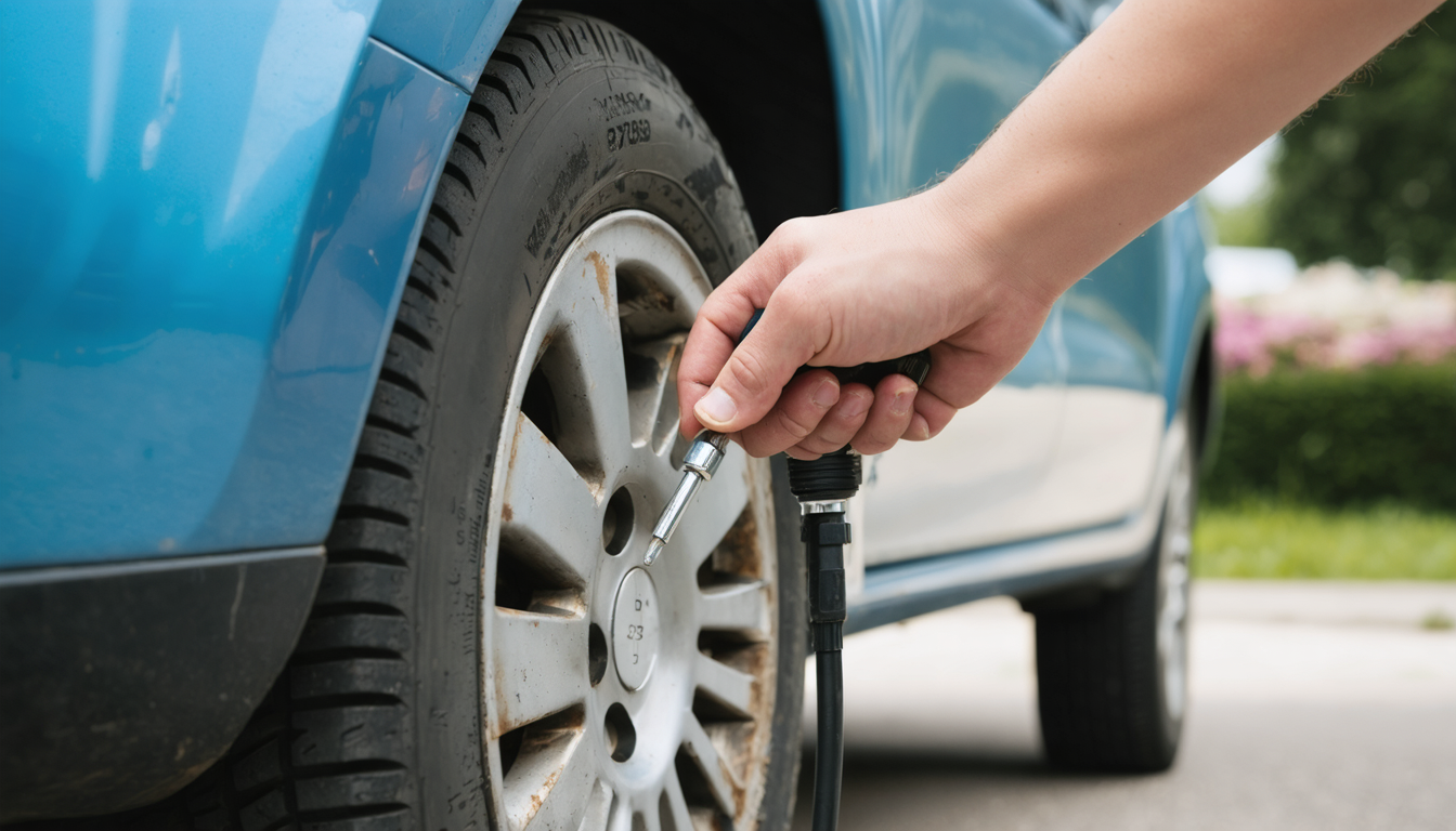apprenez à vérifier la pression des pneus de votre voiture facilement grâce à notre guide étape par étape, pour assurer sécurité et performance sur la route.