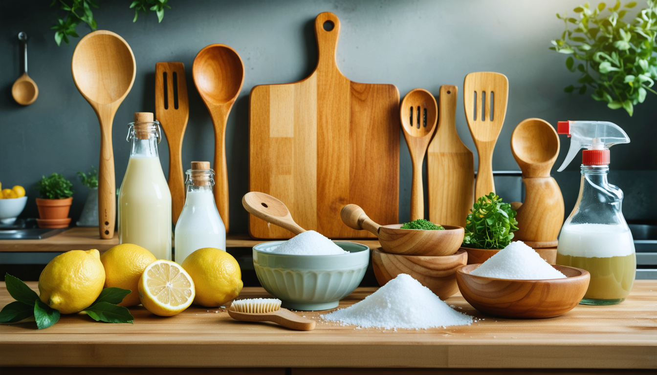 découvrez des méthodes écologiques et efficaces pour entretenir et nettoyer vos ustensiles en bois, en préservant leur beauté et leur durabilité tout en respectant l'environnement.